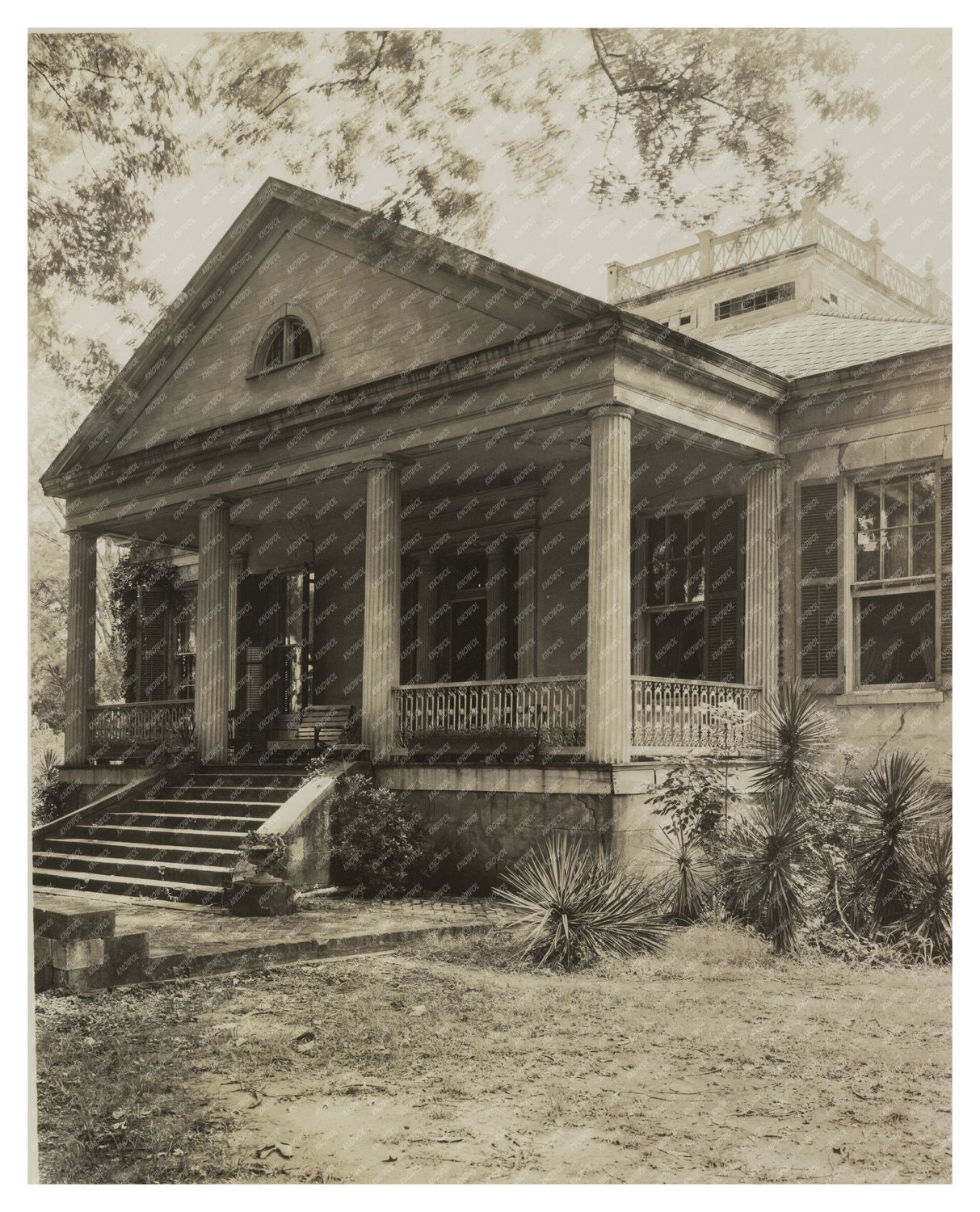 1852 Georgian House in Natchez, Mississippi