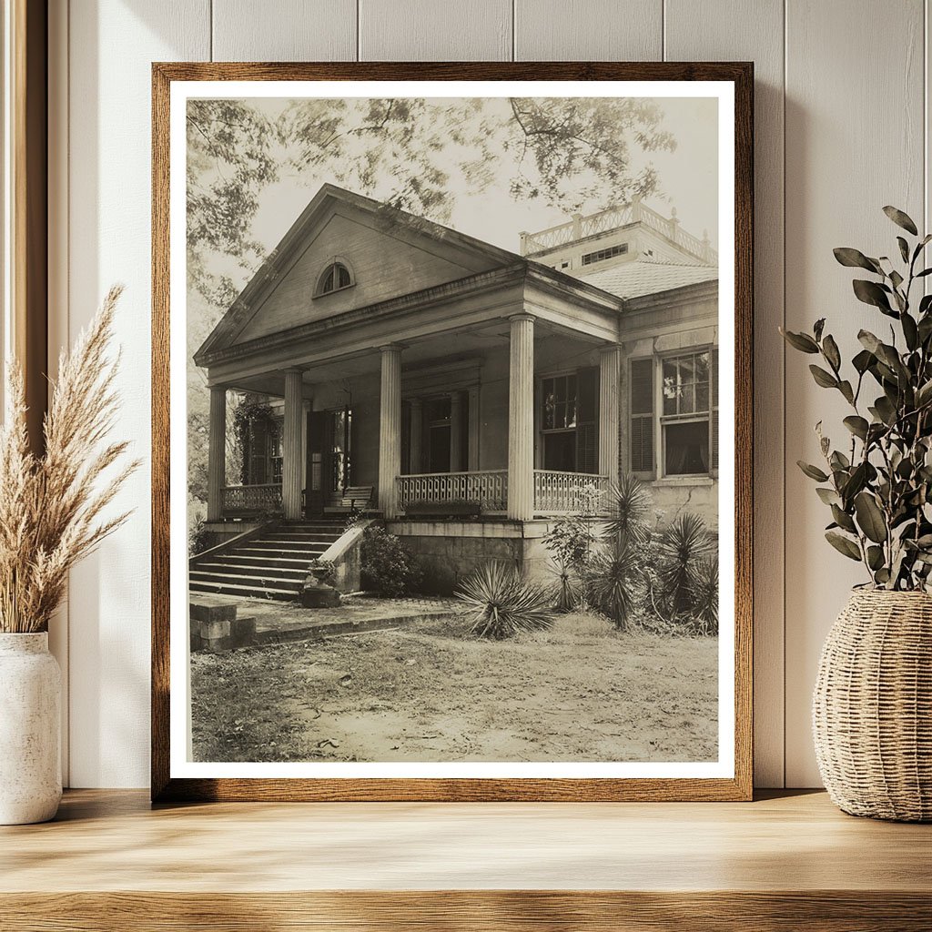 1852 Georgian House in Natchez, Mississippi