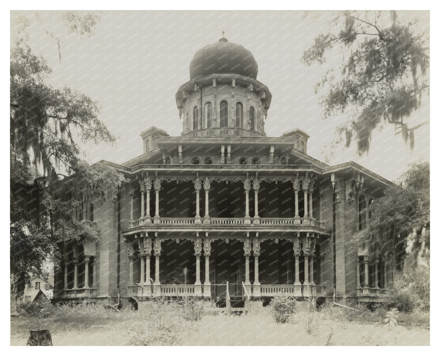 Nutts Folly Castle, Natchez, MS: A 1860s Architectural Echo