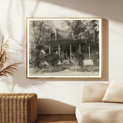 Natchez, MS Vintage Home Photograph, Pre-1844