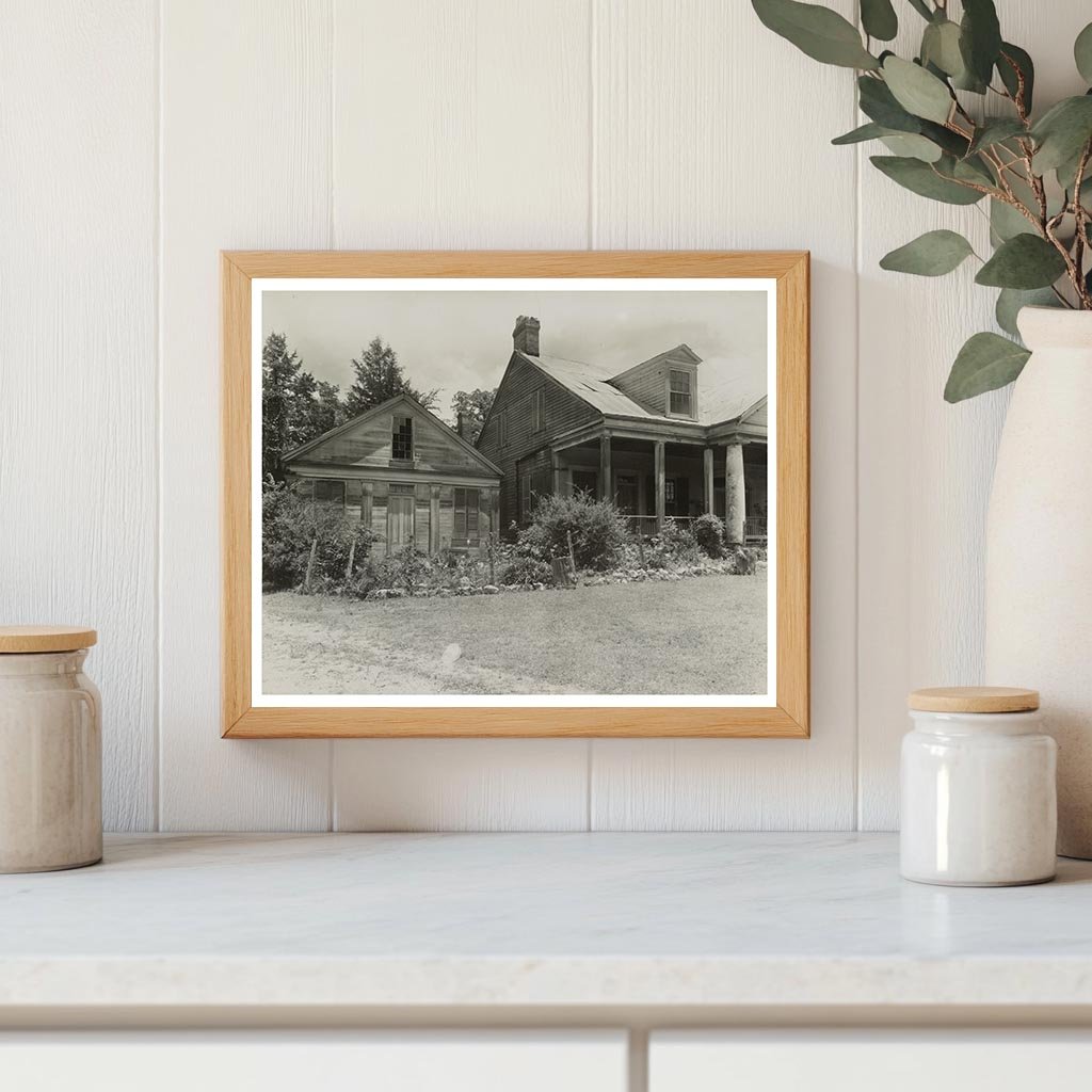 Historic Residence in Natchez, MS - 1950s Photograph