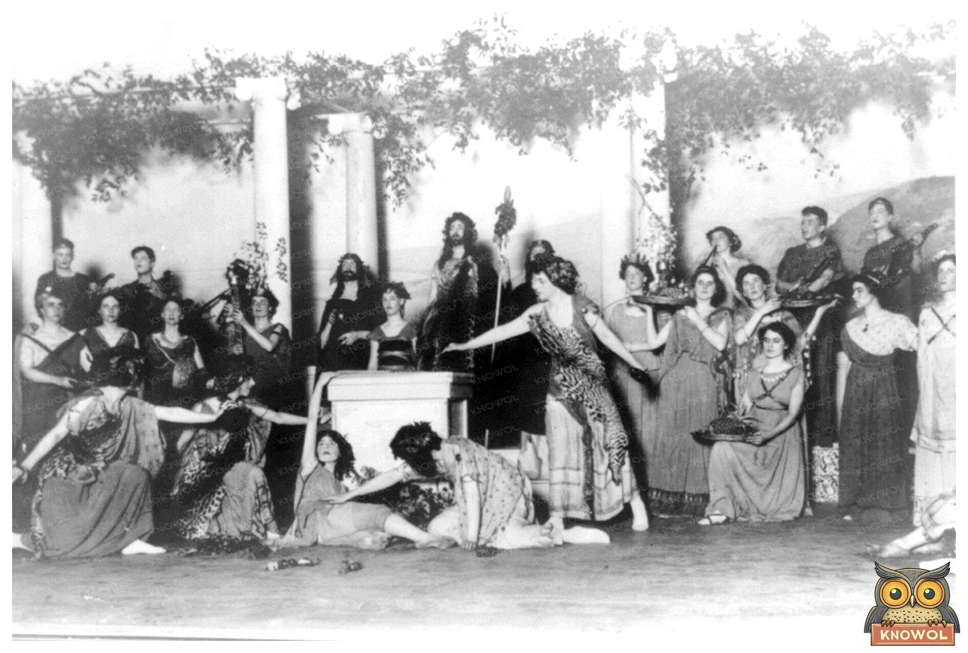 1900 Greek Pageant Finale at Maxine Elliott Theatre
