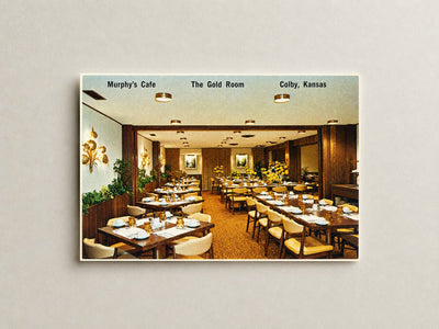Colby, KS: Murphy's Cafe, the Gold Room