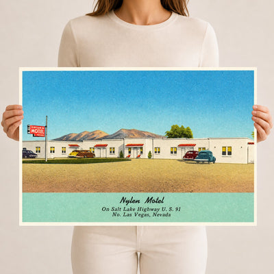 North Las Vegas, NV: Nylen Motel, on Salt Lake Highway U.S. 91, No. Las Vegas