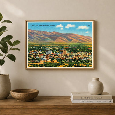 Tucson, AZ: Bird's-eye view of Tucson