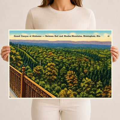 Birmingham, AL: Grand Canyon of Alabama, between Red and Shades Mountains