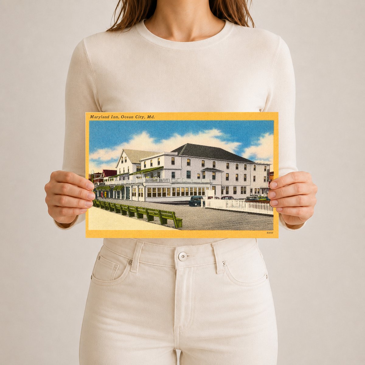 Maryland Inn, Ocean City, MD — Vintage Maryland Postcard
