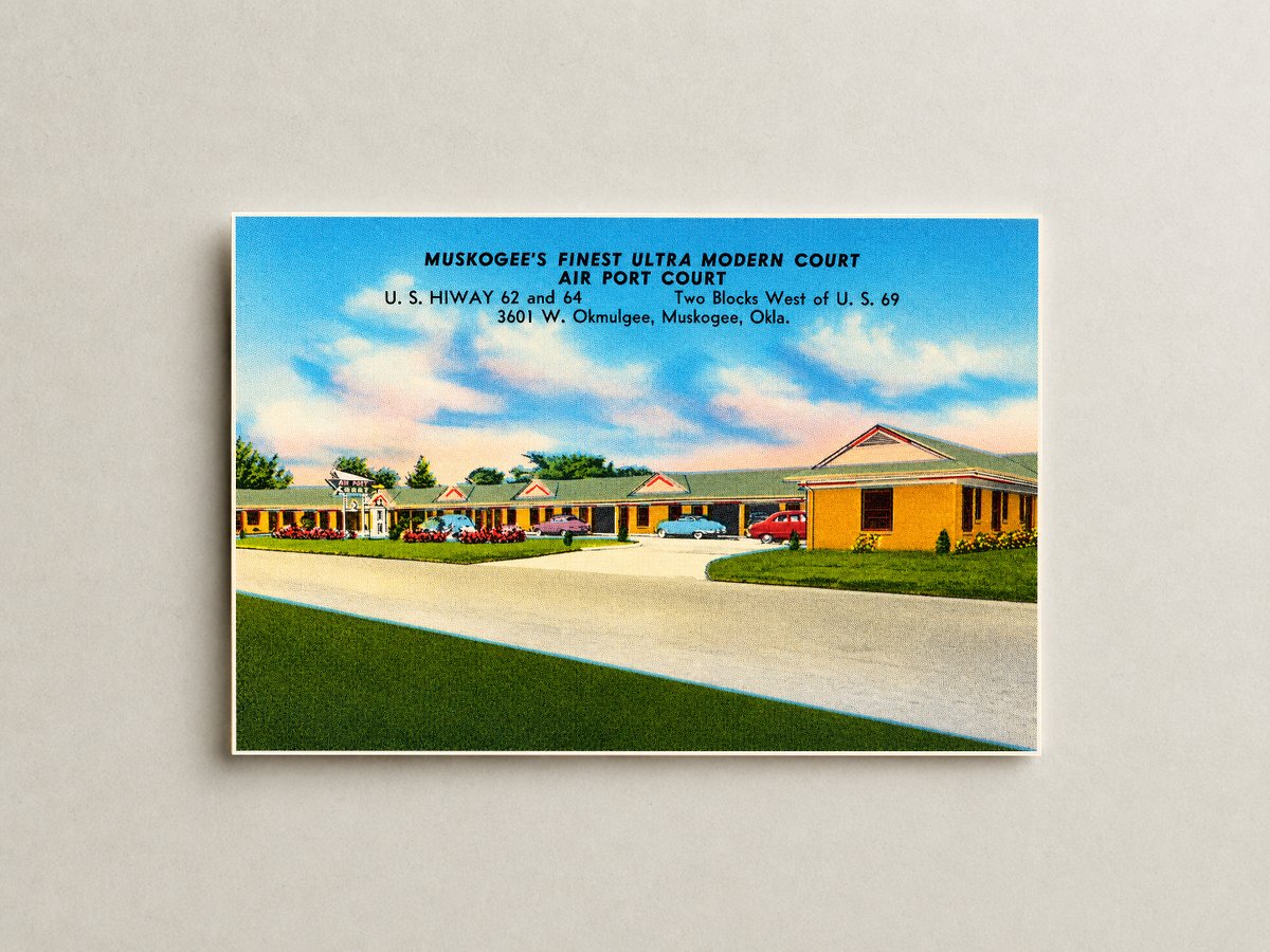 Muskogee, OK: Muskogee's finest ultra modern court, Air Port Court, U.S. Hiway 62 and 64, two blocks west of U.S. 69, 3601 W. Okmulgee