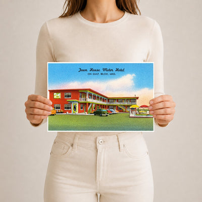 Biloxi, MS: Town House Motor Hotel, on gulf