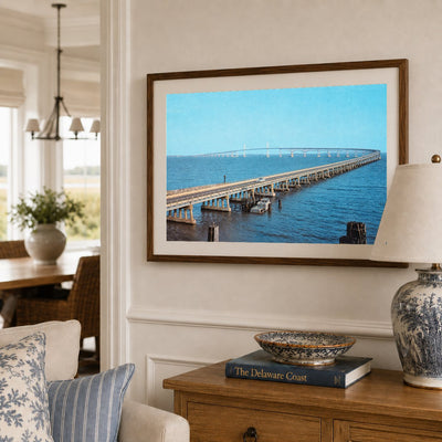 Chesapeake Bay Bridge — Vintage Maryland Postcard