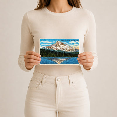 Hood, Mount, OR: Mt. Hood from Lost Lake, Oregon, alt., 11,225 ft.