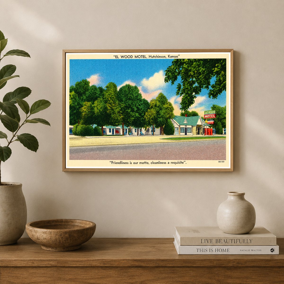 Hutchinson, KS: "El Wood Motel, Hutchinson, Kansas"