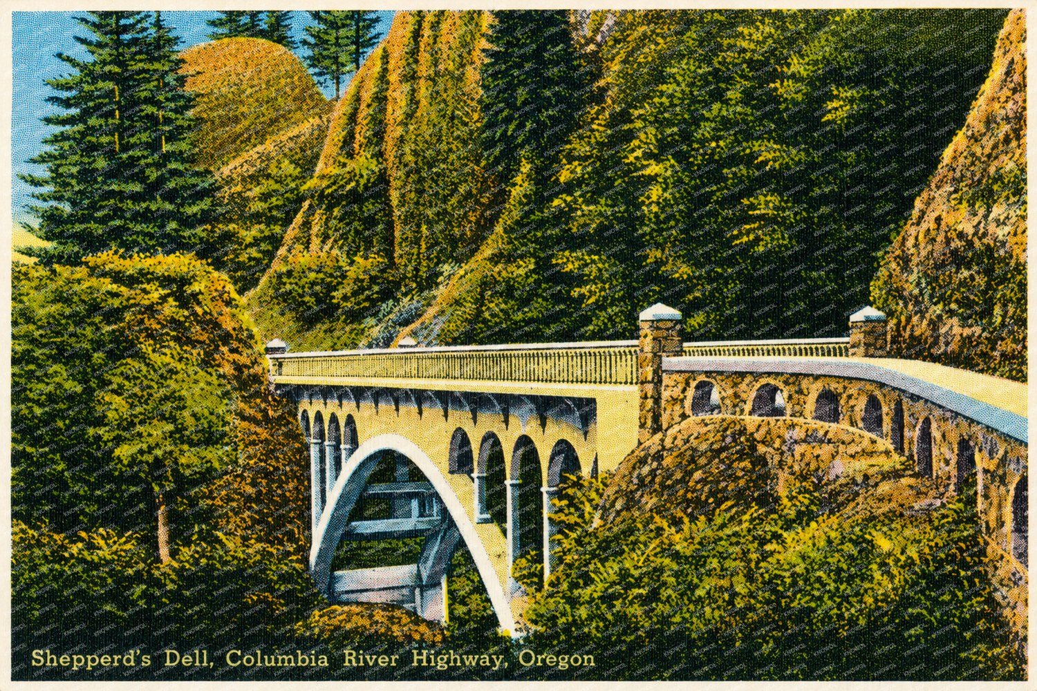 Latourell, OR: Shepperd's Dell, Columbia River Highway