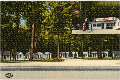Glen Echo Lodge, U. S. Route 1, Darlington, MD, 3 miles south of Conowingo Dam and 11 miles north of Bel Air, MD — Vintage Maryland Postcard