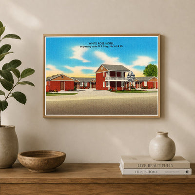 New Orleans, LA: White Rose Motel on passing route U.S. Hwy. No. 61 & 65