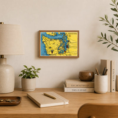 WA: Sportsman and tourist map of Olympic peninsula