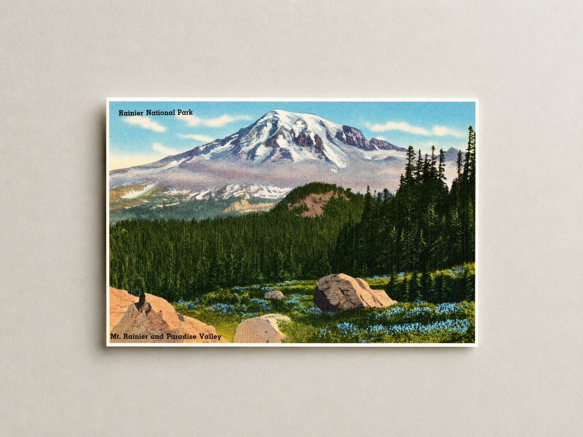 Mount Rainier National Park, WA: Rainier National Park, Mt. Rainier and Paradise Valley