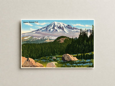 Mount Rainier National Park, WA: Rainier National Park, Mt. Rainier and Paradise Valley