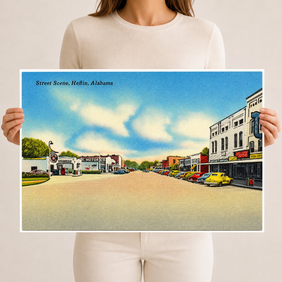 Heflin, AL: Street scene