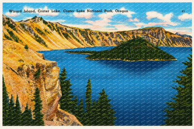 Wizard Island, OR: Wizard Island, Crater Lake, Crater Lake National Park