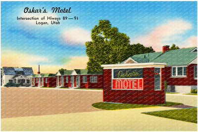 Logan, UT: Oskar's Motel, intersection of highways 89 -- 91