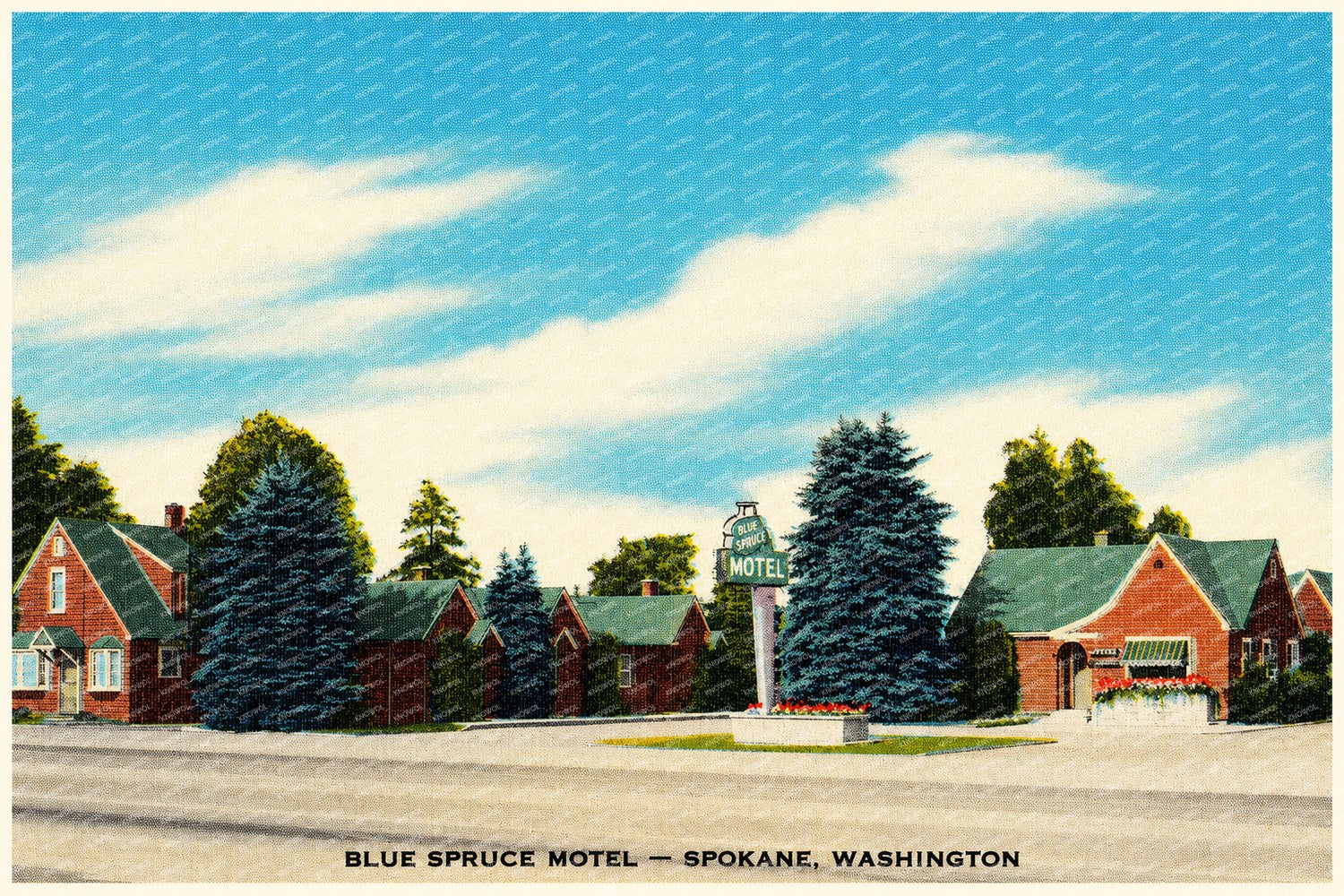 Spokane, WA: Blue Spruce Motel -- Spokane