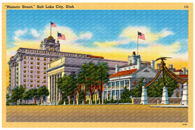 Salt Lake City, UT: "Historic Street," Salt Lake City