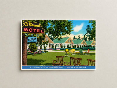 Seattle, WA: Claremont Motel, U.S. Highway 99 and 288th Street South... Seattle