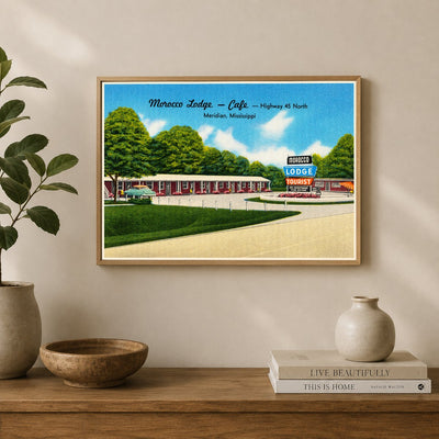 Meridian, MS: Morocco Lodge -- Café -- Highway 45 north