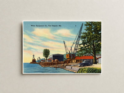Wiley Equipment Co., Port Deposit, MD — Vintage Maryland Postcard