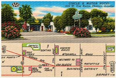 Phoenix, AZ: Circle K Motor Hotel, 1939 W. Van Buren