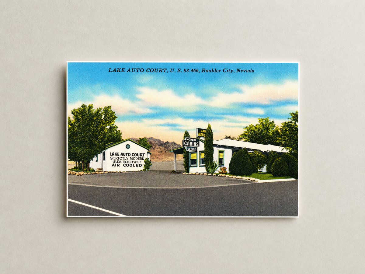 Boulder City, NV: Lake Auto Court, U.S. 93 - 466