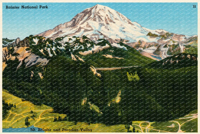 Mount Rainier National Park, WA: Rainier National Park, Mt. Rainier and Paradise Valley