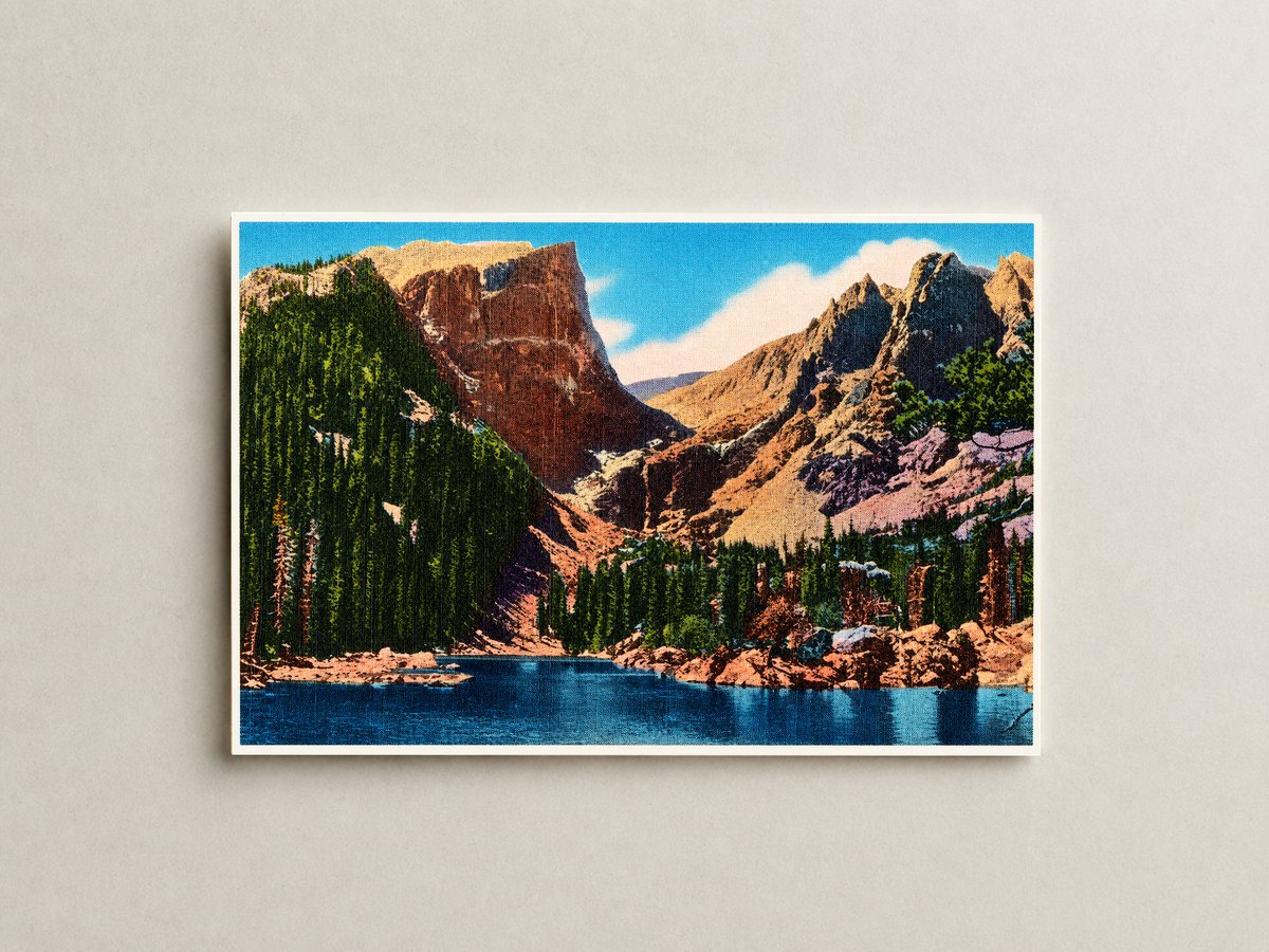 Rocky Mountain National Park, CO: Dream Lake (alt. 9,950 ft.) and Hallet Peak