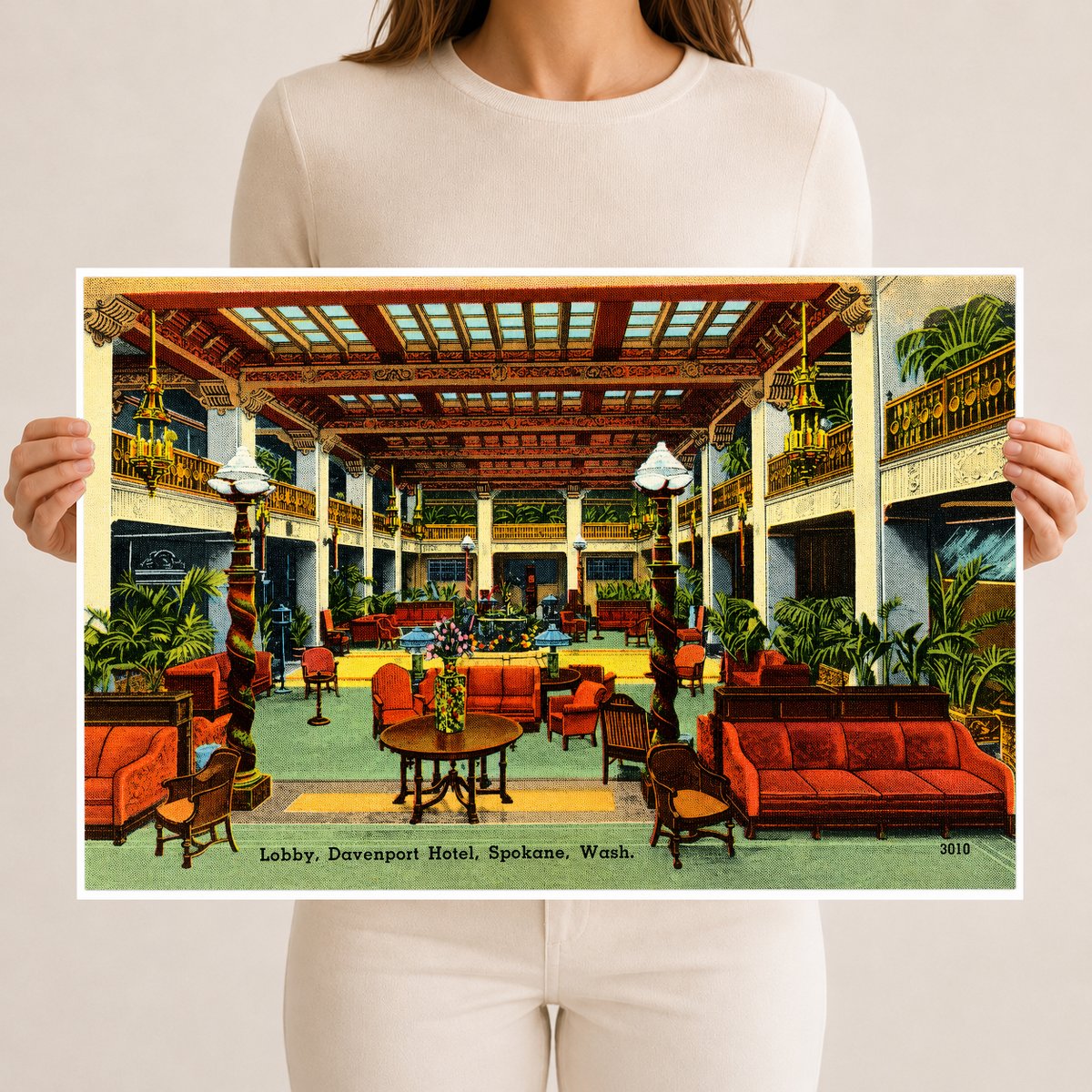 Spokane, WA: Lobby, Davenport Hotel