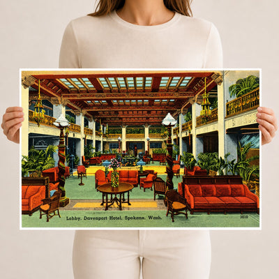 Spokane, WA: Lobby, Davenport Hotel