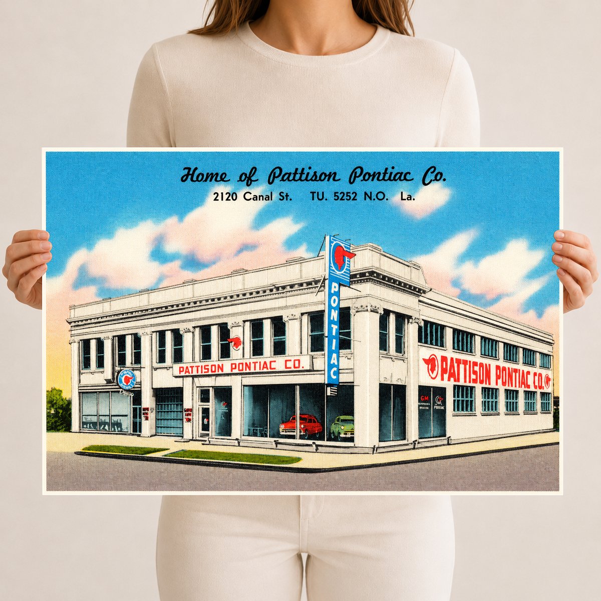 New Orleans, LA: Home of Pattison Pontiac Co., 2120 Canal St., N.O. La.