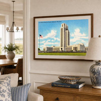 U. S. Naval Medical Center, Bethesda, Maryland — Vintage Maryland Postcard