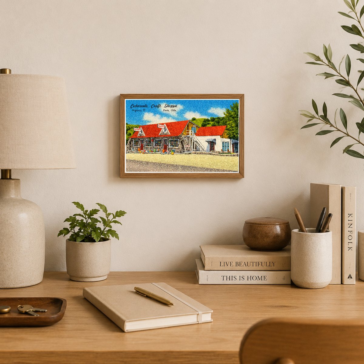 Davis, OK: Cedarvale Craft Shoppe, Highway 77
