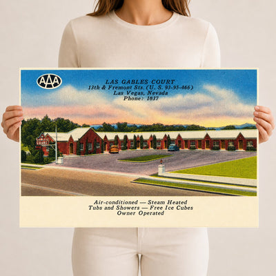 Las Vegas, NV: Las Gables Court, 13th & Fremont Streets (U.S. 93 - 95 - 466)