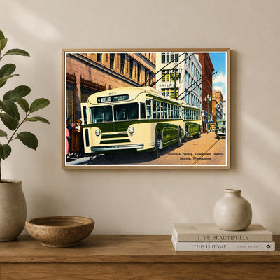 Seattle, WA: Trackless trolley, Downtown District