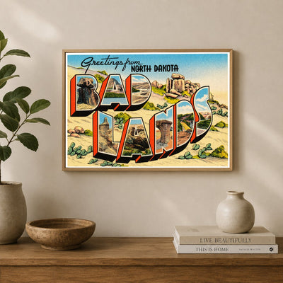 Little Badlands, ND: Greetings from North Dakota Badlands