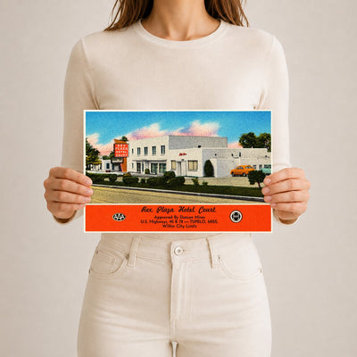 Tupelo, MS: Rex Plaza Hotel Court, U.S. Highways, 45 & 78 -- Tupelo