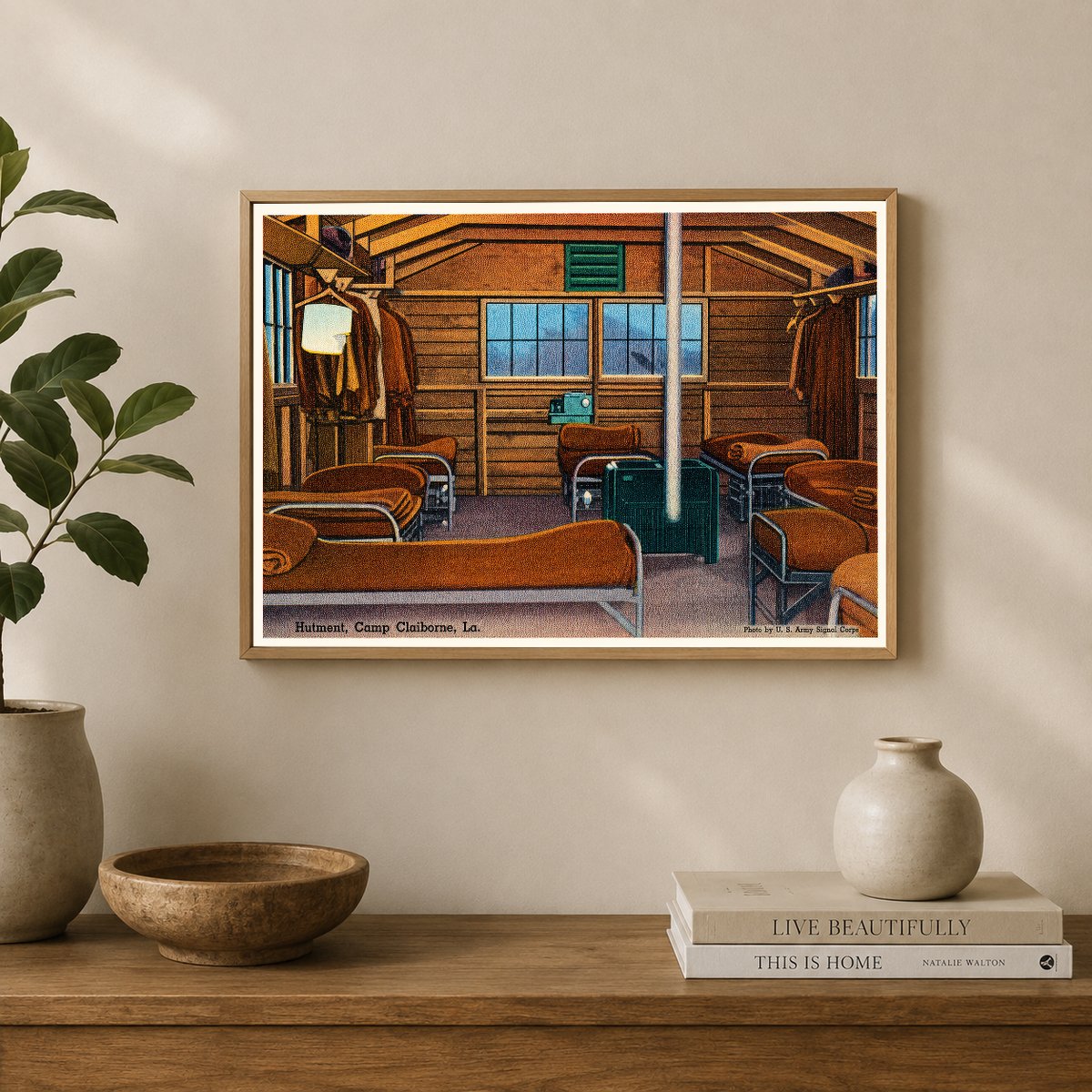 Forest Hill, LA: Hutment, Camp Claiborne
