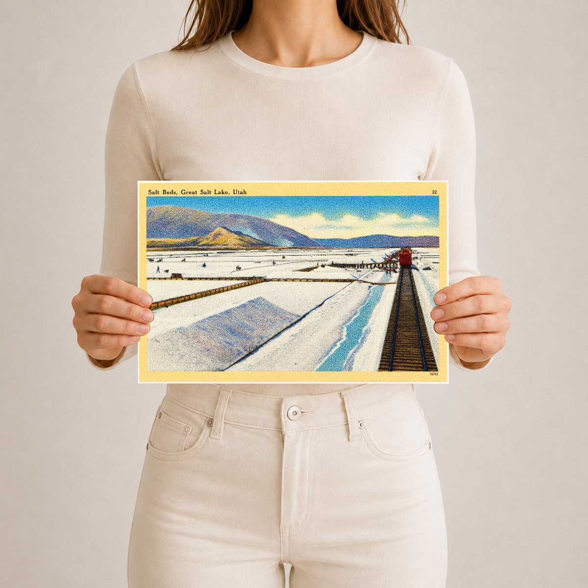 Great Salt Lake, UT: Salt beds
