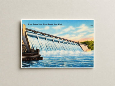 Grand Coulee Dam, WA: Historic View