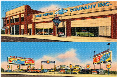 New Orleans, LA: Mike Persia Chevrolet Co., 300 Block N. Rampart St.