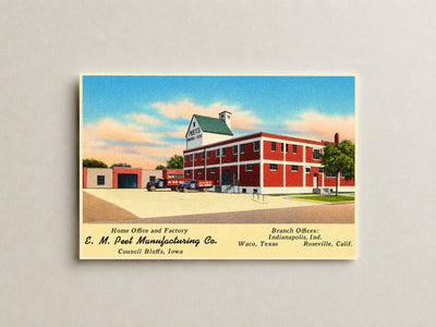 Council Bluffs, IA: E. M. Peet Manufacturing Co., Home office and factory