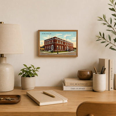 Post office, Salisbury, MD — Vintage Maryland Postcard