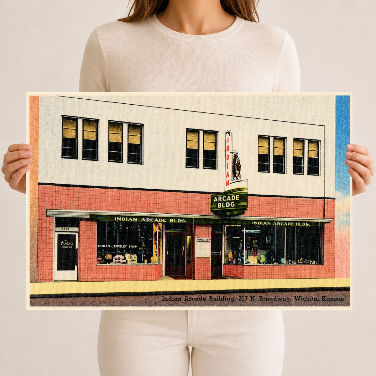 Wichita, KS: Indian Arcade Building, 217 N. Broadway